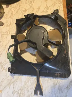 38611-pk1-003 Honda 88-91 Prelude A/c Condenser Cooling Fan Motor And Shroud Assembly Oem