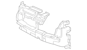 74160-thr-a50 Honda Genuine Shroud Front Bulkhead Air