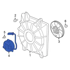 1903068aa01 Honda Oe For Cr-v 2017-2026 Engine Cooling Fan Motor