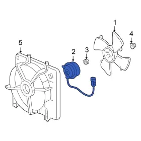 19030rb0014 Honda Oe For Fit 2009-2014 Engine Cooling Fan Motor