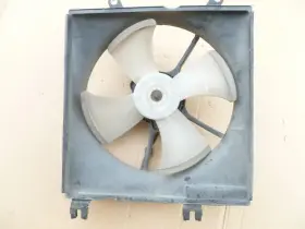 19015-pm3-003 Honda Oem 88-91 Crx Civic Mitsuba Radiator Cooling Fan Assy Shroud Motor Blades Used #2