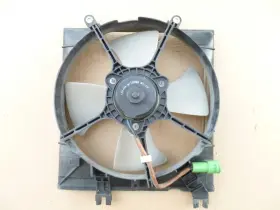 19015-pm3-003 Honda Oem 88-91 Crx Civic Mitsuba Radiator Cooling Fan Assy Shroud Motor Blades Used