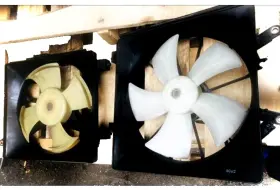 Ppgf30 Honda Engine Cooling Fan Assembly Left And Right Fits 01-05 Civic 1.7l Oem