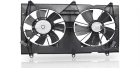 Honda Zr6p45 Radiator Cooling Fan Assembly Accord 2003-2005 Dx Sedan Ex Lx
