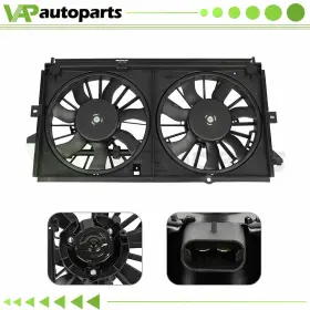 Ig161534co Ignition Radiator Condenser Cooling Fan Assembly For 00-03 Chevrolet Impala And Monte Carlo
