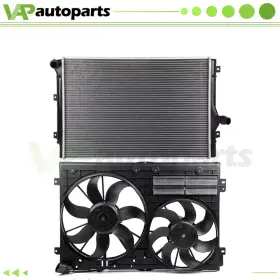 Ig821695co Ignition Radiator And Cooling Fan Kit For 2006 07-2009 Volkswagen Jetta 2006-2013 Audi A3
