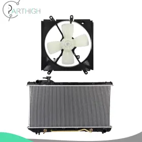Ig837526co Ignition Engine Radiator And Cooling Fan Kit For 1996-1997 Toyota Rav4 2.0l L4