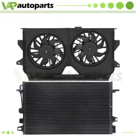 Ig837651co Ignition Ac Condenser And Cooling Fan Assembly For Dodge Caravan Chrysler Town Country