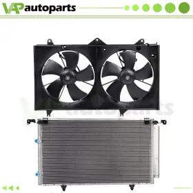 Ig837658co Ignition Engine Ac Condenser And Cooling Fan Assembly For Toyota Solara Camry