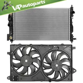 Ig848257co Ignition Radiator And Condenser Cooling Fan Kit For 14-19 Chevrolet Impala 3.6l V6