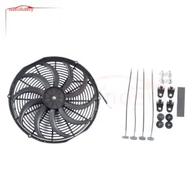 13736411 Issecondery Condenser Radiator Cooling Fan Universal 16 Inch For 1997 Ford F-450 Super Duty
