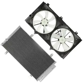 13752183 Issecondery Ac Condenser Cooling Fan Kit For 2007 2008 2009 2010 2011 Toyota Camry