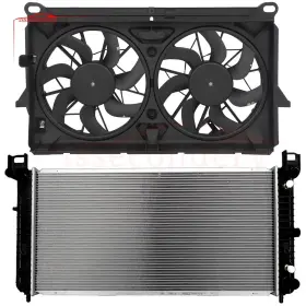 13782337 Issecondery Radiator Cooling Fan Kit For 2007 2008 2014 Chevrolet Tahoe Gmc Sierra 1500 13782337 Issecondery Radiator Cooling Fan Kit For 2007 2008 2014 Chevrolet Tahoe Gmc Sierra 1500