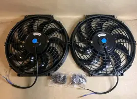 B08ffvp2zj Jdmspeed Set Of 2 12 Inch Slim Push Pull Electric Radiator Cooling Fan 12v 80watt