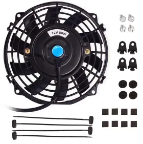 6046-01 Kako 7 Inch Electric Radiator Cooling Fan Assembly Kit Universal High Performance 12v