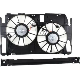 Karparts360 196255165561 For Toyota Rav4 Radiator Fan 2009 2010 2011 2012 Dual 3.5l Engine