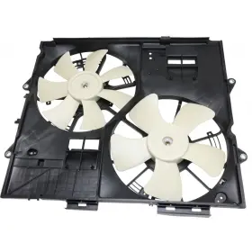 Gm3120105 Karparts360 760354007178 For Cadillac Srx Radiator Fan 2004-2008 Dual Base 3.6l/4.6l