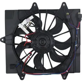 Clx-m0-623910-cl360a55 Karparts360 For Chrysler Pt Cruiser Radiator And A/c Condenser Fan Assembly 2006-2010 With Turbo