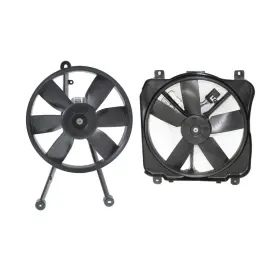 Gm3112101 Karparts360 For Oldsmobile 98 1996 Radiator Fans Driver And Passenger Side Pair Single Fan