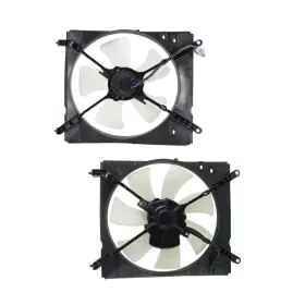 To3115101 Karparts360 For Toyota Camry 2000 2001 A/c Fan Shroud Assemblies Driver&passenger Side Pair