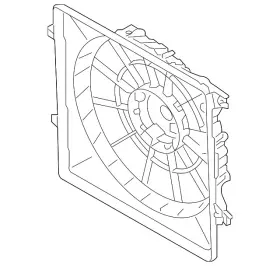 25350-c6600 Kia Genuine Fan Shroud