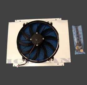 Kks138fs-16 Kks Motor Sports 16 Inch Fan And Shroud For 79-93 Ford Mustang Lincoln Mercury Gt/lx 5.0l 2.3l V8
