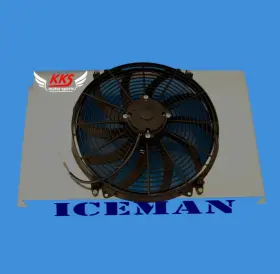 Kks281fs-16 Kks Motor Sports Radiator Shroud 16 Inch Fan Fit 59-65 Chevy Bel Air Biscayne Impala Camino L6 V8