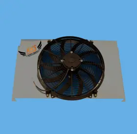 Kks281fs Kks Motor Sports Kks281 Radiator 16 Inch Fan And Shroud For 1959-1965 Chevy Bel Air Biscayne Impala