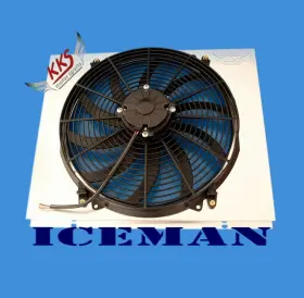 Kks337fs-16 Kks Motor Sports Radiator Shroud &16 Inch Fan Fit 1967 68 1969 Chevy Camaro Pontiac Firebird 21 W