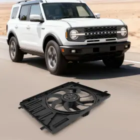 400w Krudfsc 757117610348 12v Cooling Fan Assembly For 2021-2022 Ford Bronco Sport With Brushless Motor 400w Krudfsc 757117610348 12v Cooling Fan Assembly For 2021-2022 Ford Bronco Sport With Brushless Motor