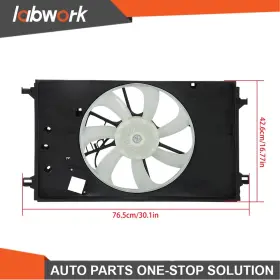 Hp56715 Labwork Radiator Cooling Fan Assembly For Toyota Corolla Cross 2.0l 2022-2024