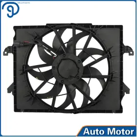 Lp986544ks Labwork Single Radiator Cooling Fan Assy With Shroud For Ram 1500 2019-2023 3.0l 3.6l 5.7l