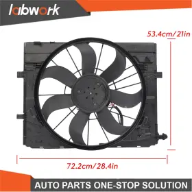 Tl48634q Labwork Radiator Cooling Fan For Mercedes Cls450 Glc43 Amg Glc300 E350 E450
