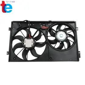 Tr19368 Labwork Engine Radiator Condenser Cooling Fan Assembly For Volkswagen Beetle Golf Jetta