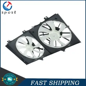 Labworkmoto Sst81700t Fa70312 For Toyota Avalon 2005 2006-2012 Dual Fan Radiator Cooling Assembly