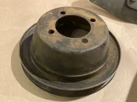 512018 Land Rover Series 2a / 3 Water Pump Pulley And 4 Blade Fan #2