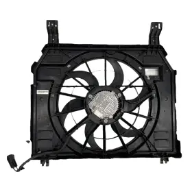 Hpla19e735ae Land Rover 2018-2022 Range 3.0l Condenser Cooling Fan Shroud With Motor Oem