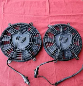 Stc3147 Land Rover Discovery 1 Oem 94-98 Condenser Unit Cooling Fans Ac