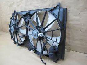 16363-74340 Lexus 09-12 Is250 Engine Radiator Cooling Dual Fan Motor W Shroud Assy Oem #3