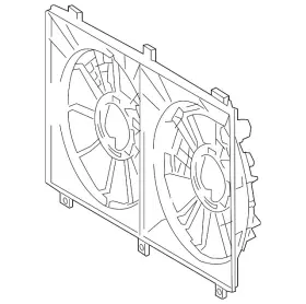 16711-38160 Lexus Genuine Shroud