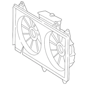 16711-50110 Lexus Genuine Shroud Assembly 16711-50110 Lexus Genuine Shroud Assembly