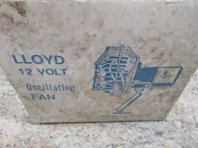 7479 Lloyd 12 Volt Oscillating Automotive Fan Model L8/7479 New #2