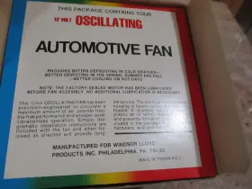 7479 Lloyd 12 Volt Oscillating Automotive Fan Model L8/7479 New