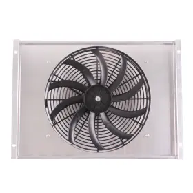 Dfz002 Luxerad 16 Inch Fan Aluminum Shroud For 1963-1966 Chevy C/k Pickup Truck C10 C20 C30 Radiator
