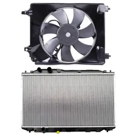 Civic1.8l Luxfinparts 12601954 Brand New Cooling Fan And Radiator Kit Fit For 2006-2011 Honda 2.0l
