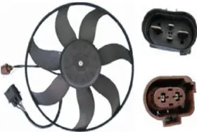 001s Mahle/ Clevite 057635056878 Cff 187 Cooling Fan Behr Without Shroud