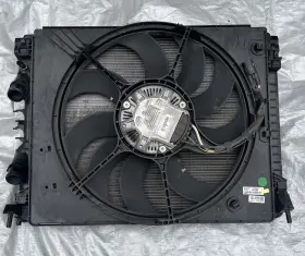 16472874 Maserati 2014-2020 Ghibli Oem Main Radiator And A/c Condenser Cooling Fan Tested #2