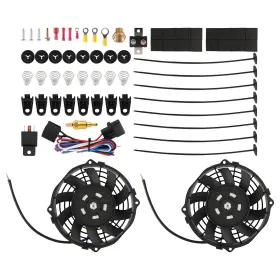 2imxr5 Maxpeedingrods 7inch Cooling Assembly For Universal Car 800cfm 2900rpm 10blades Temperature Kit