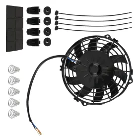 8n1sm2 Maxpeedingrods Electric Cooling Fan Kit 7 Inch 800cfm For Universal Vehicle System Black 12v 80w