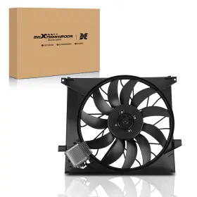 Maxpeedingrods A42whc Radiator Cooling Fan Assembly 850w For Mercedes W163 Ml55 Amg 2000-2003